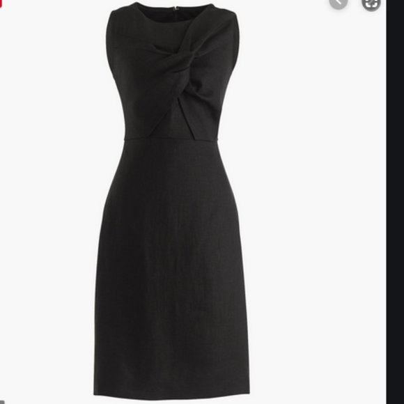 J. Crew Dresses & Skirts - J. Crew Knotted Sheath Dress in Irish Linen